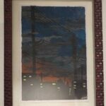 Painting of cityscape